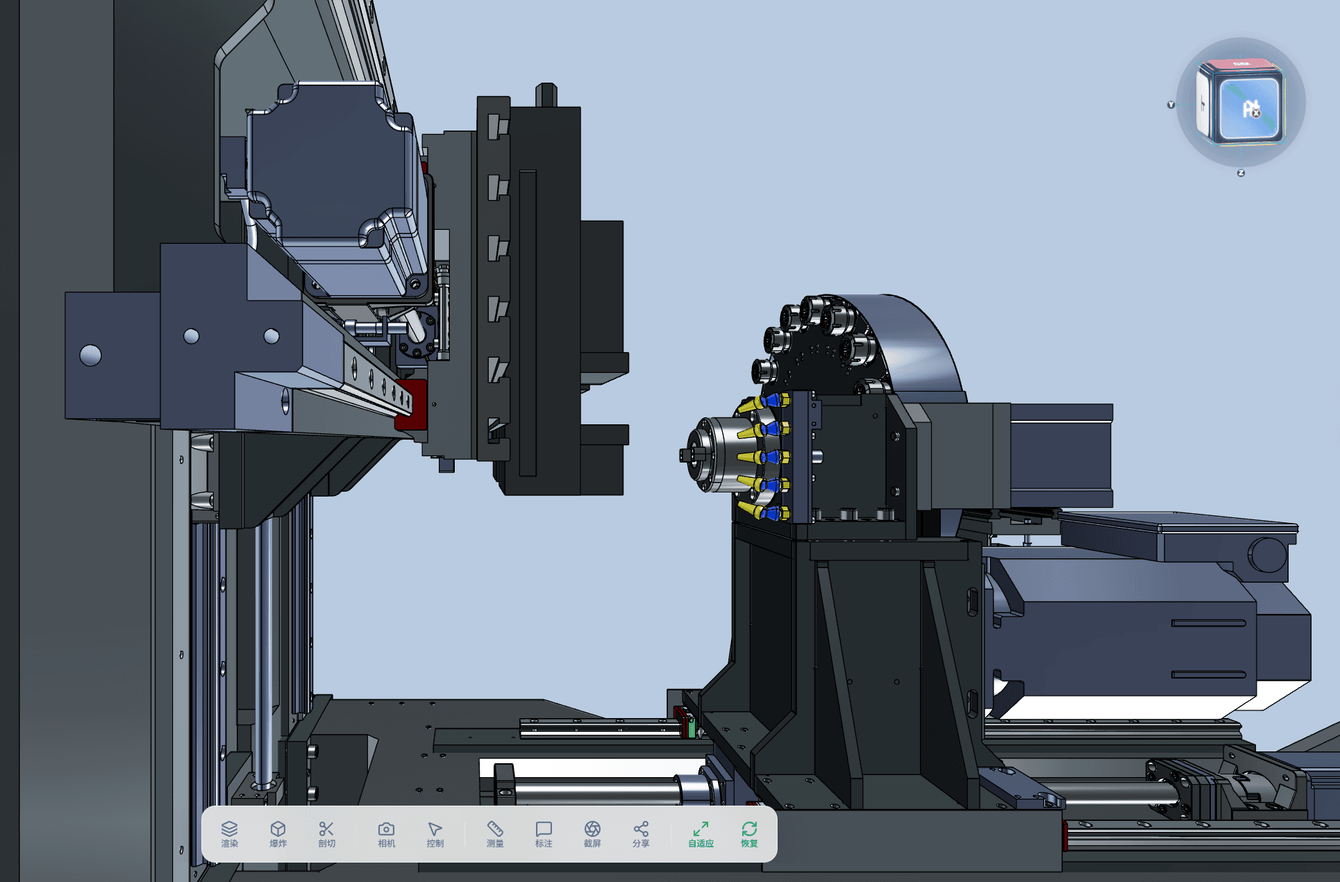 WO3D 在线 3D 模型查看器界面:高性能渲染